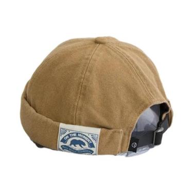 Imagem de Gorro Unissex De Veludo Cotelê Ajustável Sem Aba, Estilo Hip Hop, Stre