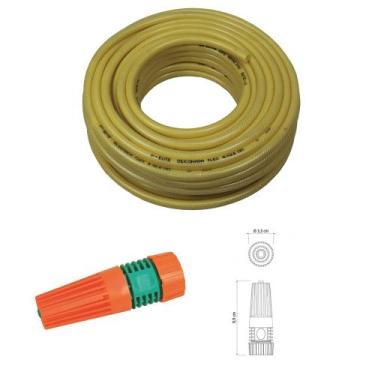 Imagem de Mangueira Jardim 1/2pol 100m + Esguicho Rosqueavel Tramontina - Elite