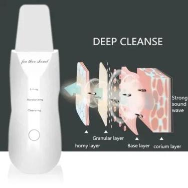 Imagem de Kit Removedor de Cravos usb -5 cabeças + Peeling Lifting Ultrassônico 