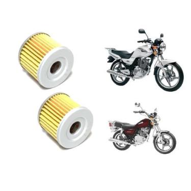 Imagem de Kit 2 Filtros Óleo Yes 125 Intruder Burgman 125 Comet Mirage - Dvsc