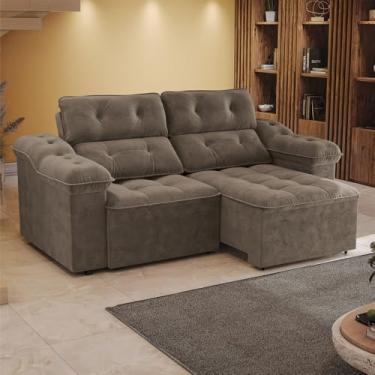 Imagem de Kappesberg - Sofá Sierra 230cm com Molas Ensacadas Retrátil e Reclinável Kappesberg