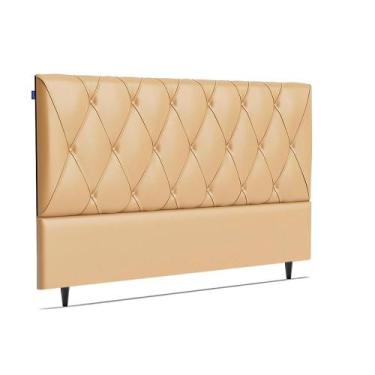 Imagem de Cabeceira Murat Facto Bege Super King (8x195x120) - Ortobom