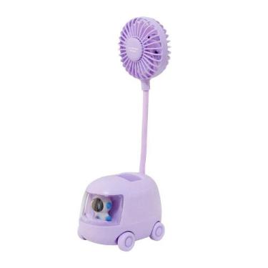 Imagem de Ventilador De Mesa Porta Lápis Recarregável Luatek