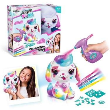 Imagem de Fun Pelúcia Cachorrinho Puppy Airbrush - Fun Divirta-se