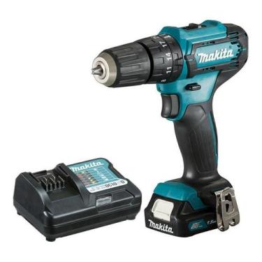 Imagem de Parafusadeira/Furadeira Impacto 12V Hp333Dwyx3 Makita, Bateria, Bivolt