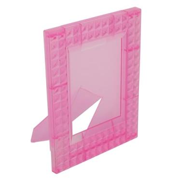 Imagem de Zhjvihx Mini Molduras Fotográficas, Abs Moderno Mini Molduras Fotográficas para Mesa (Rosa claro)