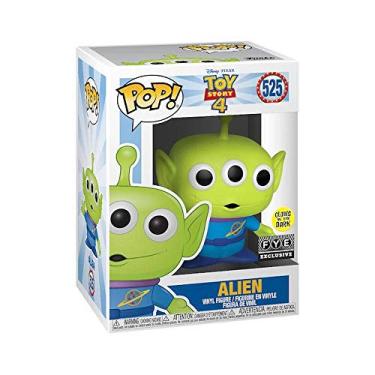 Imagem de Funko Pop! Toy Story 4 Boneco de vinil exclusivo Alien Glows in The Dark #525