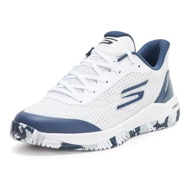 Imagem de Skechers Pickleball Viper Court Pro Tênis masculino, Branco/Azul marinho, 38