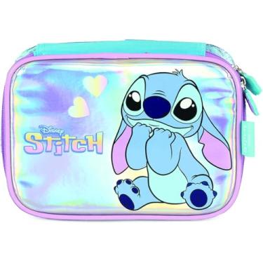 Imagem de Estojo Box, Luxcel, Stitch, Azul