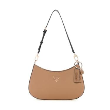 Imagem de GUESS Noelle II Bolsa de ombro com zíper superior, Bronze multi, One Size, Noelle II Bolsa de ombro com zíper superior
