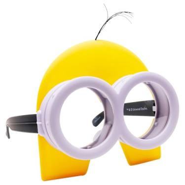Imagem de Sun-Staches Minions Official Kevin Goggles Mask | Costume Accessory |White Goggles Signature Yellow Minion Mask | One Size Fits Most
