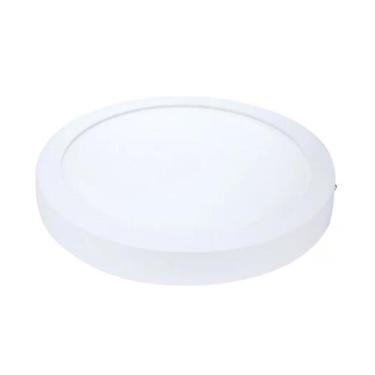 Imagem de Painel Plafon LED Sobrepor Redondo Luz Branca 6500K 24W 29cm - Avant