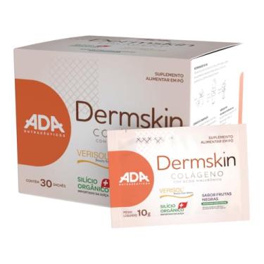 Imagem de Dermskin - Colágeno Verisol + Ácido Hialurônico + Silício Orgânico - 30 Sachês 10g Frutas Negras