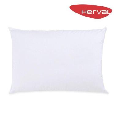 Imagem de Travesseiro Fibra Herval 7634, 50 x 70 cm, Branco