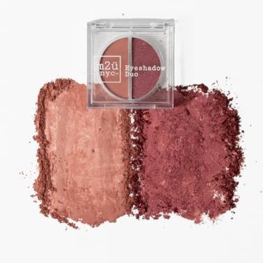 Imagem de M2U NYC EyeShadow Duo, Conjunto de Sombras, Vários Tons/Cores, Paleta de Sombras para Maquiagem, 2 Cores por Conjunto