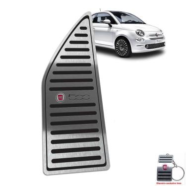 Imagem de Descanso De Pé Em Aço Inox Fiat 500 Preto