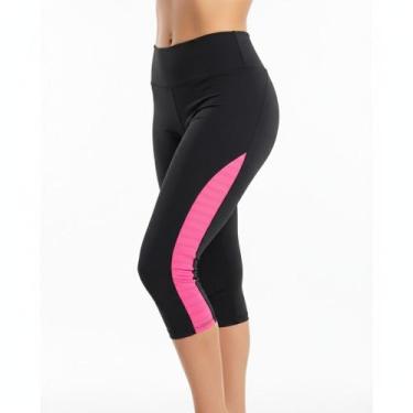Imagem de Calça Legging Capri Corsário Dry Feminina Academia Fitness - bellafitn