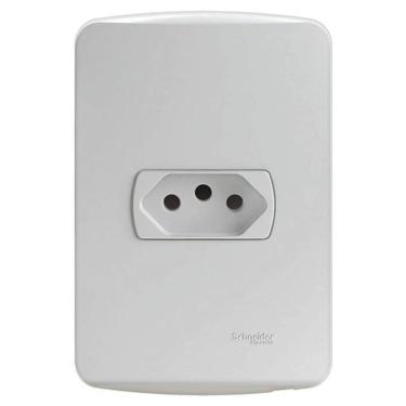 Imagem de Conjunto Tomada 2p+t 10a 250v Br Miluz Schneider