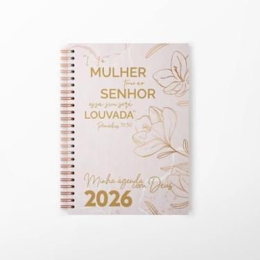 Imagem de Agenda Cristã 2026 - Minha Agenda com Deus - Feminina - Livraria Crist