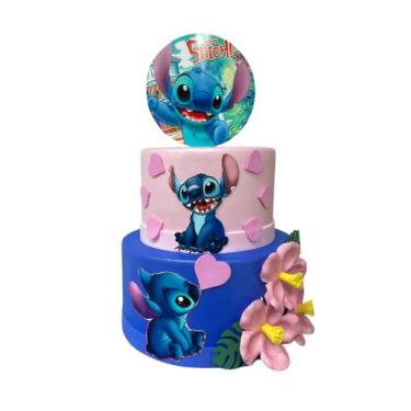 Imagem de Bolo Fake Stitch - Catavento Festa dos Sonhos