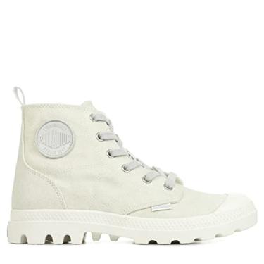 Imagem de Palladium Bota feminina Pampa com zíper Desertwash, Estrela branca, 38