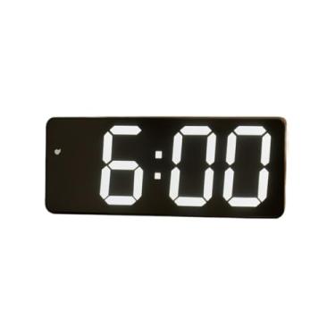 Imagem de RelóGio De Mesa Digital | Despertador Com Alarme E Display De Temperatura Ambiente | Cozinha E EscritóRio(Branco)