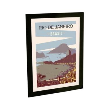 Imagem de Quadro Decorativo A2 Rio De Janeiro Brasil Estados Viagem Poster