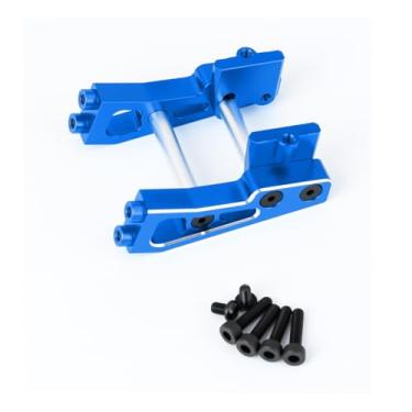 Imagem de BENMAZ Aluminum Alloy Rear Wing Set Upgrade Parts for Arrma 1/14 Typhon Grom,Replace#ARA480074 (Blue)