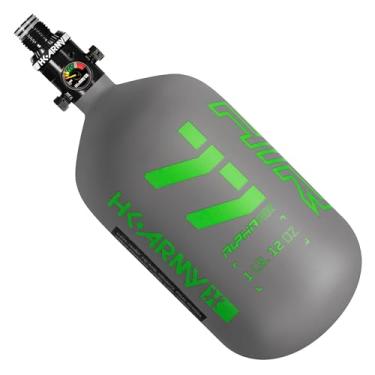 Imagem de HK Army Tanque de paintball HPA - Tanque de ar comprimido de fibra de carbono Alpha Air leve - 77ci/4500 psi tóxico