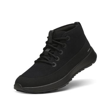 Imagem de Allbirds Tênis feminino de lã NZ Mid impermeável, Preto natural (sola preta natural), 40