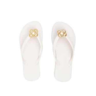Imagem de Chinelo Feminino Petite Jolie PJ6979 (Branco, BR, Adulto, Numérico, 38)