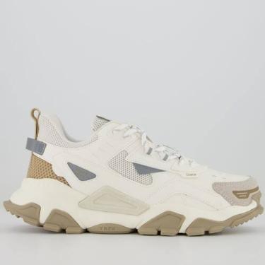 Imagem de Tênis Qix Trek Reflexivo Esportivo Branco, 40