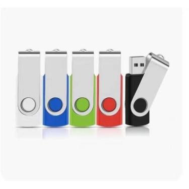 Imagem de Pacote com 5 unidades flash USB RAOYI de 16 GB, USB 2.0, Mem