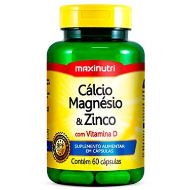 Imagem de CALCIO MAGNESIO E ZINCO 600MG 60CPS MAXINUTRI