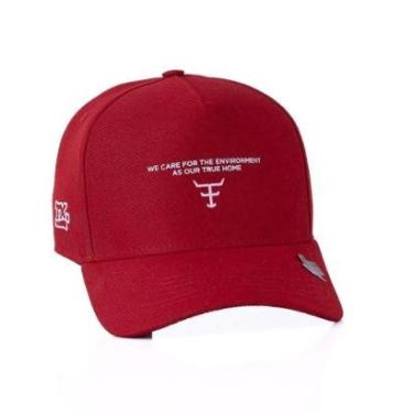Imagem de Bone Texas Farm - Beliefs - Tf965 - Vermelho Bordo Único-Masculino
