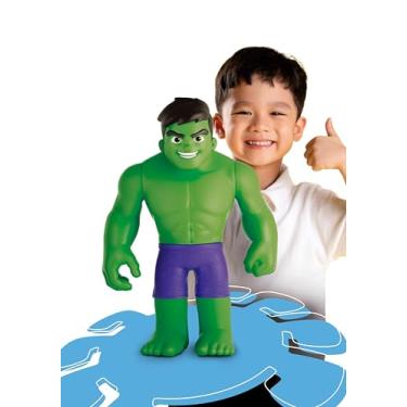 Imagem de Marvel, Amigos Espetaculares, figura de ação colecionavel Hulk gigante, com 50 cm, Mimo brinquedos
