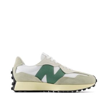 Imagem de New Balance 327 feminino, Verde/Branco/Cinza, 35