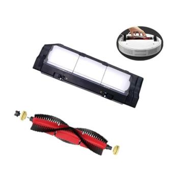 Imagem de HEPA Filter Main Brush Mop Cloth Side Brush Water Tank Dust Box Compatible With XiaoMi Roborock S5 Max S6 MaxV S6 Pure Vacuum Spare Parts(Light green)