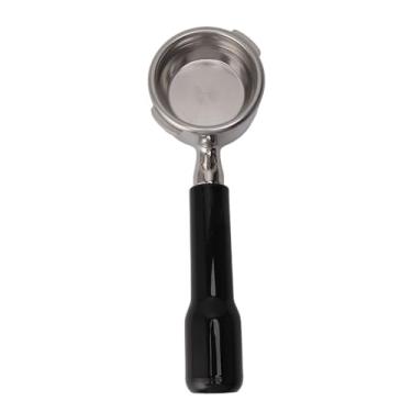 Imagem de Acessório para máquina de café portátil sem fundo de 58 mm de aço inoxidável, design de orelhas duplas com aderência confortável para Gaggia Baby Classic Espresso Deluxe Evolution Tebe premium durável