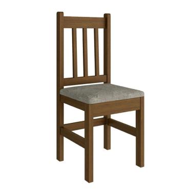 Imagem de Cadeira de Jantar Estofada Zamarchi, Canela