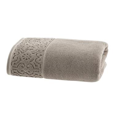 Imagem de Toalha Banh�o Super Soft Arabesco Zero Twist � 80x150cm � 500g/m� � Alta Absor��o, Toque Macio e Secagem R�pida � Altihaus (Bege)