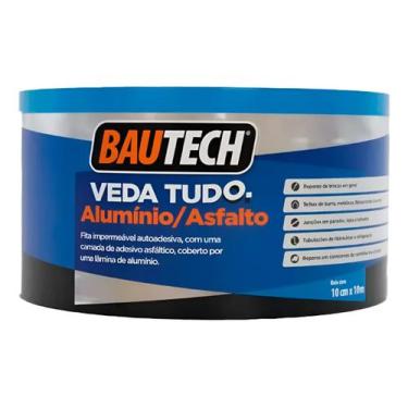 Imagem de Manta Asfaltica Auto Adesiva Aluminizada 20cm X 10m Bautech