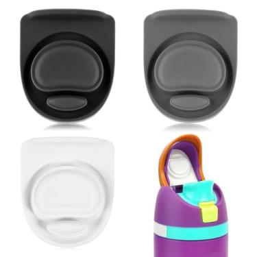 Imagem de 3 peças de rolha de substituição compatível com Owala FreeSip 680.4 g 947.2 g 1,134.0 g, substituição de juntas de garrafa de água de silicone livre de BPA para substituição de 16/24/32/1,134 g tampa