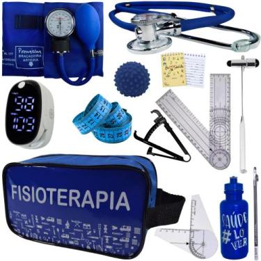 Imagem de Kit Fisioterapia Maleta Goniometro Martelo Buck Completo - Love Saude,