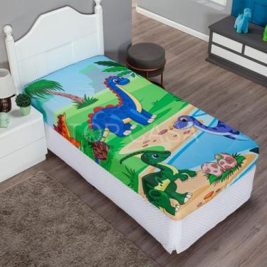 Imagem de Lençol Solteiro Estampado Infantil Avulso com Elástico em toda a volta