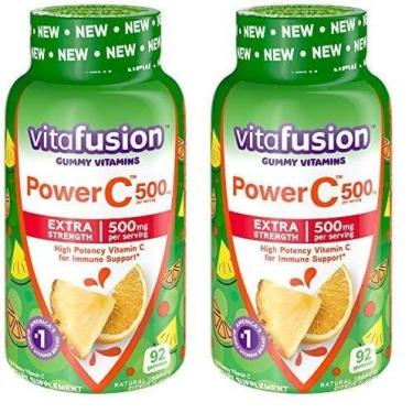 Imagem de Vitaminas gomosas Vitafusion Extra Strength Power C 92ct x2