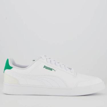 Imagem de Tênis Puma Shuffle Branco e Verde, 42