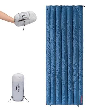 Imagem de Saco de dormir ultraleve Naturehike para adultos – Saco de dormir com 85% de plumas e enchimento de 650 graus Celsius, compacto, dispensável, emendável para casais, para caminhadas, acampamento, caça