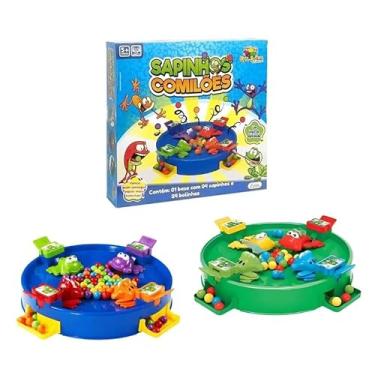 Imagem de Caixa Sapo Fominha Come Bola 4 Jogadores Jogo Infantil Interativo