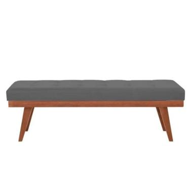 Imagem de Puff Recamier Valentin Veludo Grafite